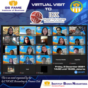 Read more about the article Virtual Visit to the Indonesia Stock Exchange (IDX)